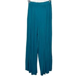 Free People Beach green wide leg pants size Small‎